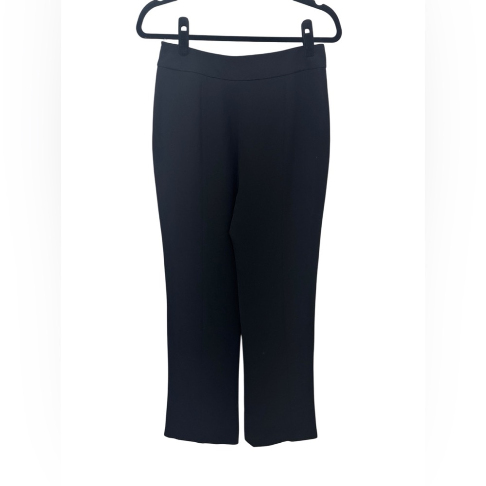 Giorgio Armani Runway Black 100% Silk Pants, Size 6